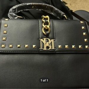 Black Studded Handbag
